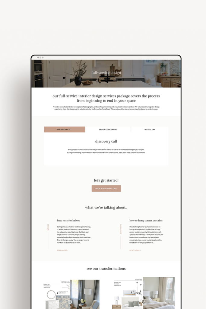 I Recently Had The Absolute Pleasure Of Partnering With Hannah Over At The Highpoint House For A Full Wordpress Redesign, And We Are In Love With The Finished Piece! The Highpoint House Is A Raleigh Interior Design Studio That Works Closely With Homeowners To Create A Space They Love To Create A Refugee, No Matter Their Budget.