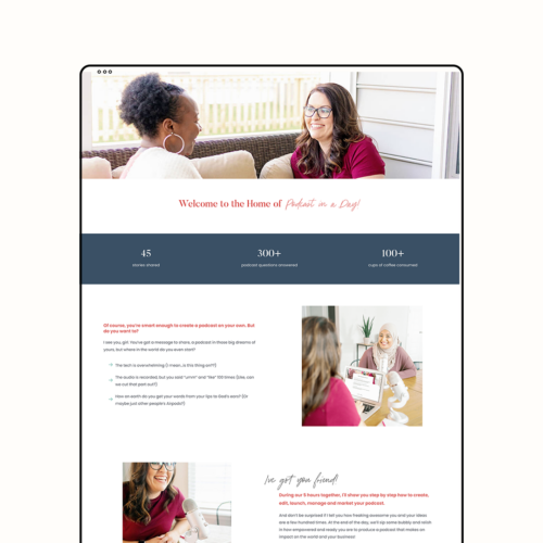 I Had The Pleasure Of Working With Ashleigh, From Ashleigh B. Smith On Brand Strategy, Development, And Website Design. Ashleigh Is A Podcast Producer For Helping Passionate Female Business Owners Share Their Knowledge And Stories Through Podcasts Without The Hassle Of Taking Months To Launch.