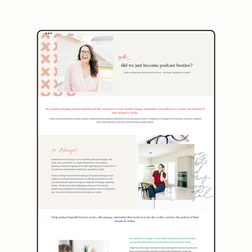 I Had The Pleasure Of Working With Ashleigh, From Ashleigh B. Smith On Brand Strategy, Development, And Website Design. Ashleigh Is A Podcast Producer For Helping Passionate Female Business Owners Share Their Knowledge And Stories Through Podcasts Without The Hassle Of Taking Months To Launch.