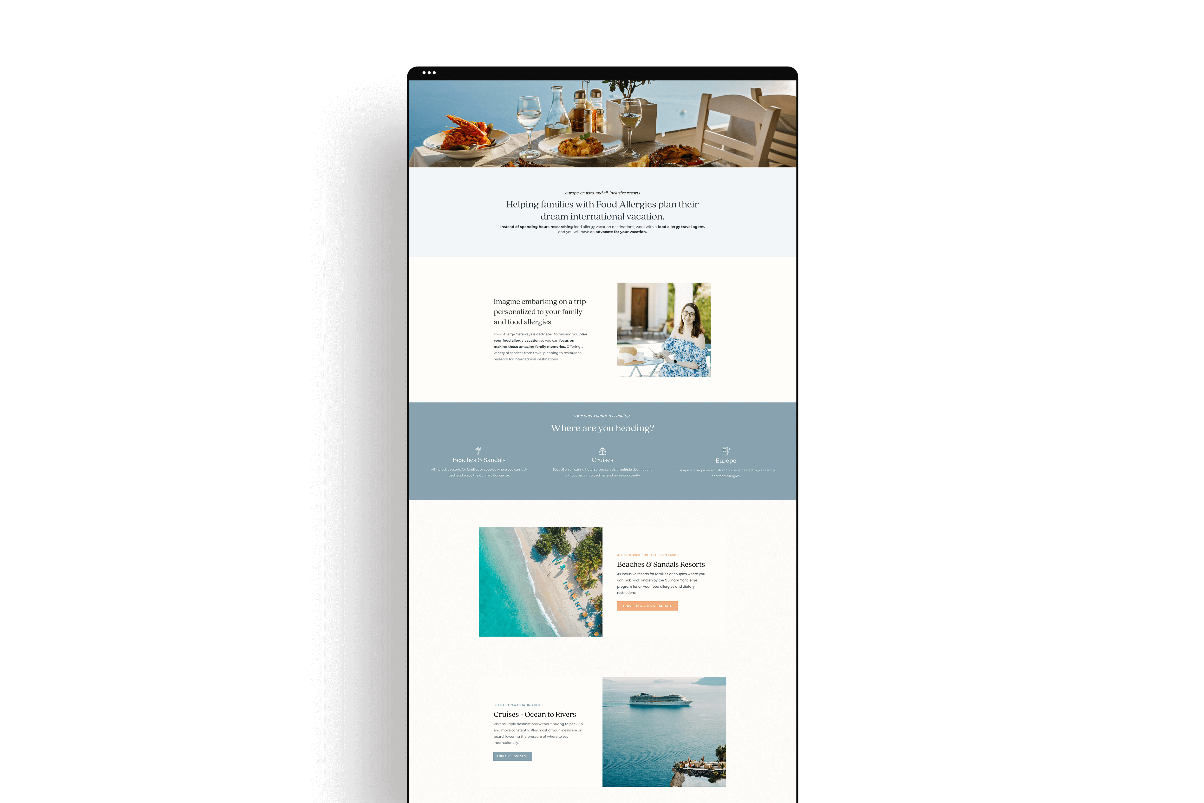 I Am Thrilled To Share One Of Our Most Recent Launch Week Success Stories (And Let Me Tell You, It'S A Good One!) I Recently Had The Absolute Delight Of Working With Lauren On A New Website For Her Business, Food Allergy Getaways.