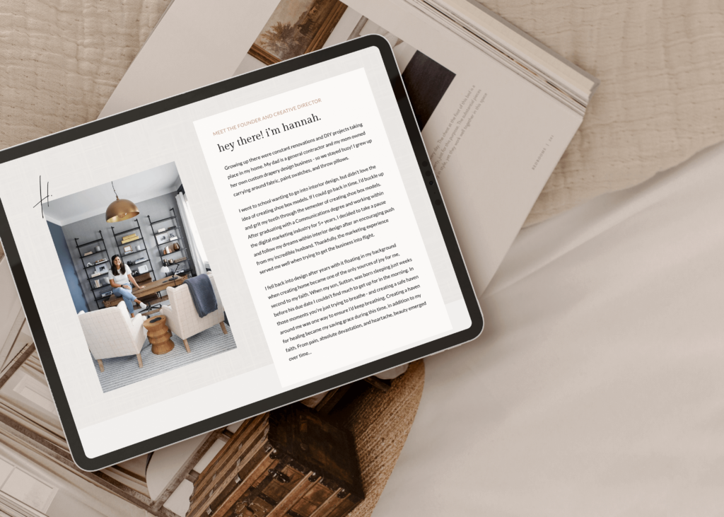 Best Practices For About Page For Interior Designer