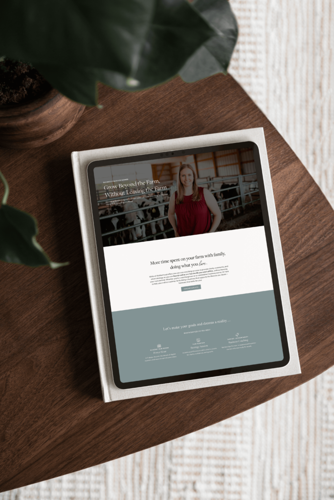 Semi Custom Wordpress Website On Coffee Table
