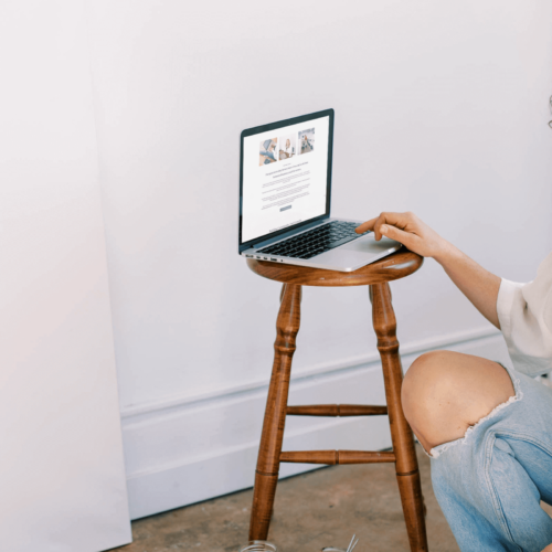one page website design