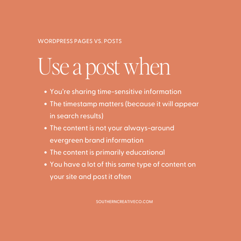 Breaking Down When To Use A Wordpress Post Vs Page