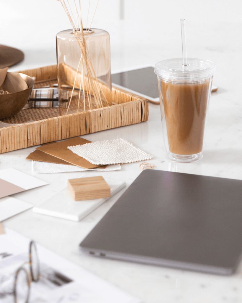 Interior Designer Desk After Working On Seo