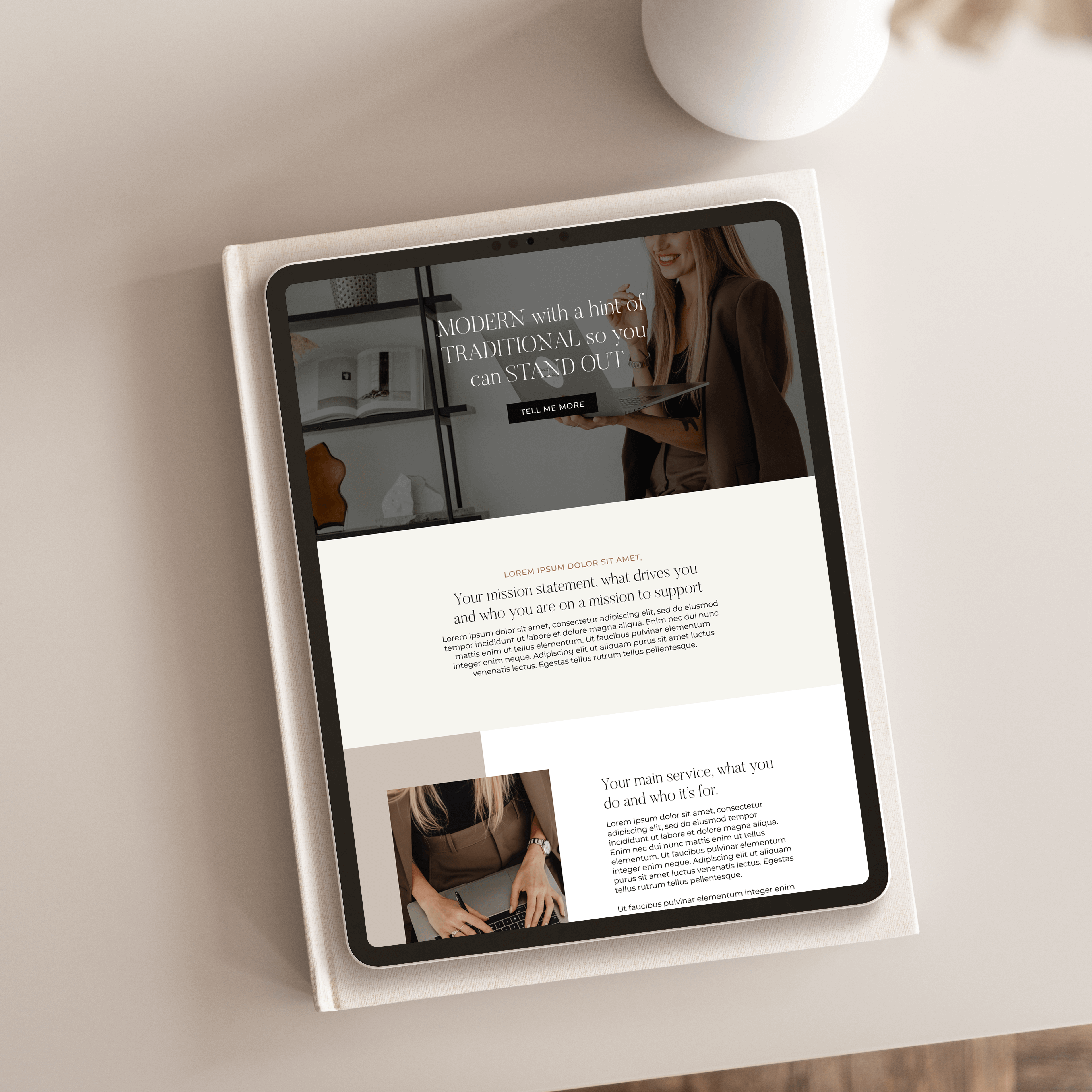 Semi-Custom-Wordpress-Website-Ej-Mockup Semi-Custom-Wordpress-Design-For-Service-Providers