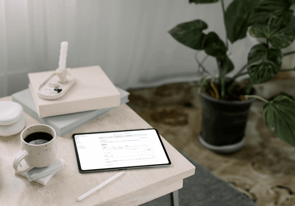 ipad on desk setting up custom domain email dns settings